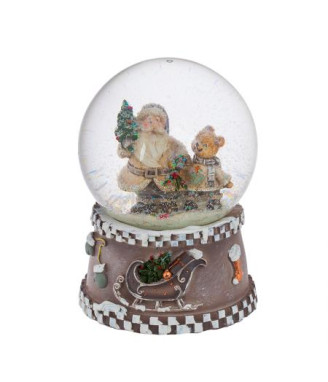 Преспапие Дядо Коледа с мече