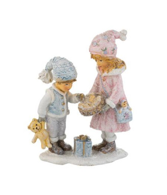 Статуетка Момиче и момче