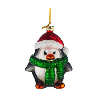 Стъклена играчка пингвинче