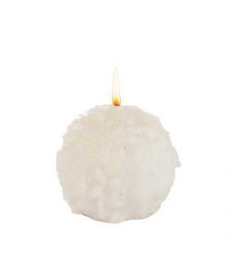 Свещ снежна топка голяма