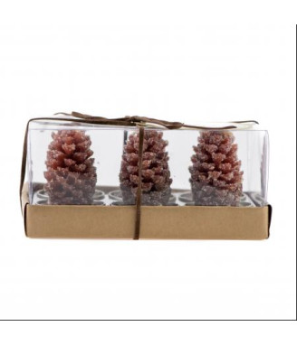 Свещ шишарка 6бр.