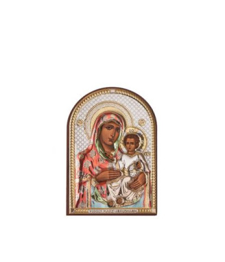 Икона Йерусалимска Богородица 7,5 / 11 см.