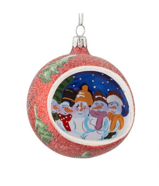 Стъклена топка снежковци