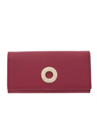 Дамско портмоне в цвят малина  ROSSI