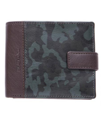 Мъжки портфейл SILVER FLAME - колекция Камуфлаж Зелен