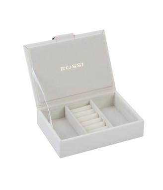 Кутия за бижута цвят бяло - ROSSI 12.5 * 18 * 4.5