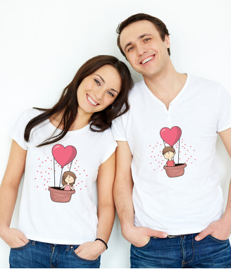 Тениски за Него и Нея Да полетим от любов