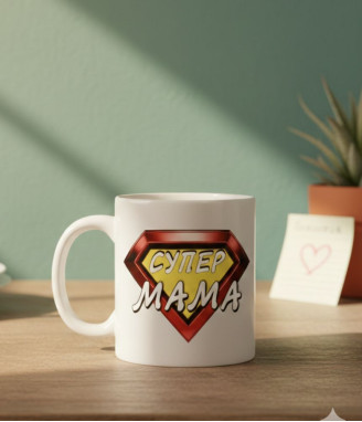 Чаша Супер мама
