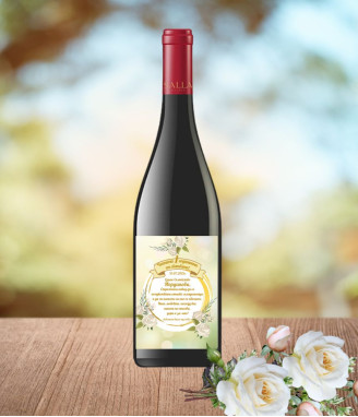 Вино с персонализиран етикет за годишнина