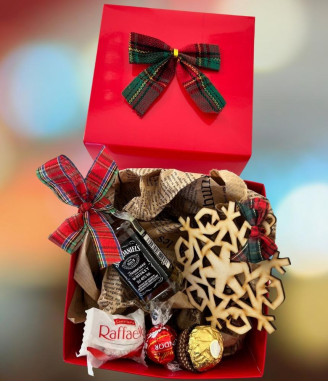 Малък коледен комплект с уиски