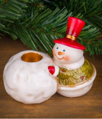 Свещник снежно човече