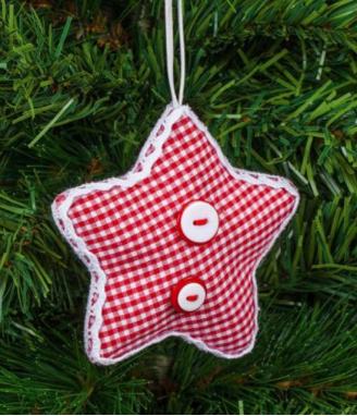 Коледна играчка звезда