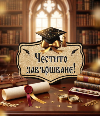 Парти табела - Честито завършване!