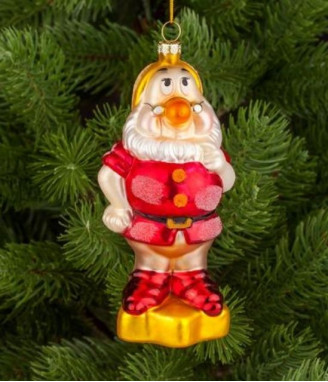 Стъклена играчка джудже Всезнайко