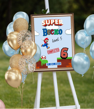 Персонализирана табела за рожден ден на момче