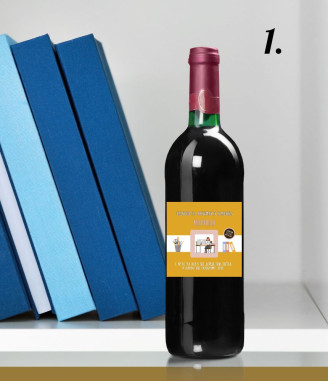 Персонализирано вино за най-добрия колега