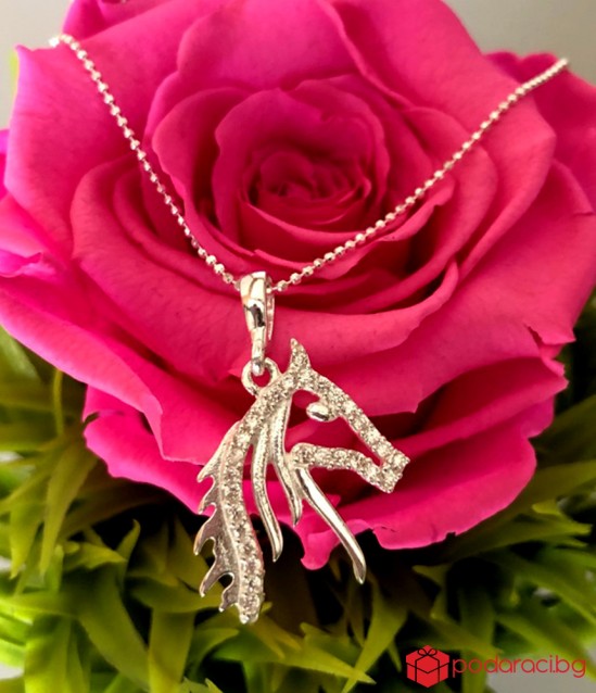 Women's Silver Necklace Knight