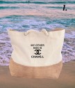 Плажна чанта  My other bag is Chanel
