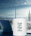 Персонализирана чаша Dream Big Work Hard