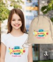 Ученически комплект На добър час с персонализация за момиче