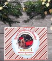 Бонбони Merci с персонализиран коледен етикет