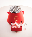 Подаръчна кутия за дамите Red & Silver