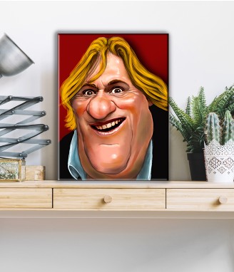 Digital cartoon for a man, A3 format