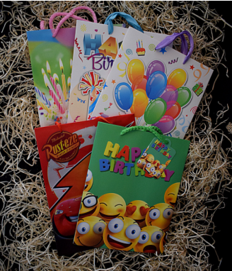 Детска подаръчна торбичка Happy Birthday