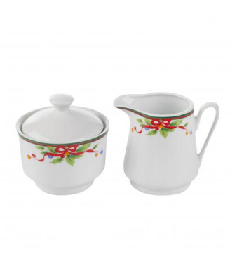 Коледна каничка и захарница Red Ribbon