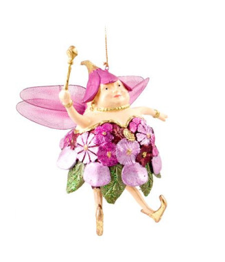 Коледна играчка розова магия