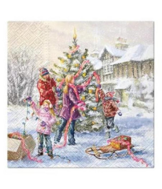 Салфетки Коледна елха